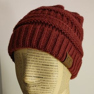 C.C maroon beanie